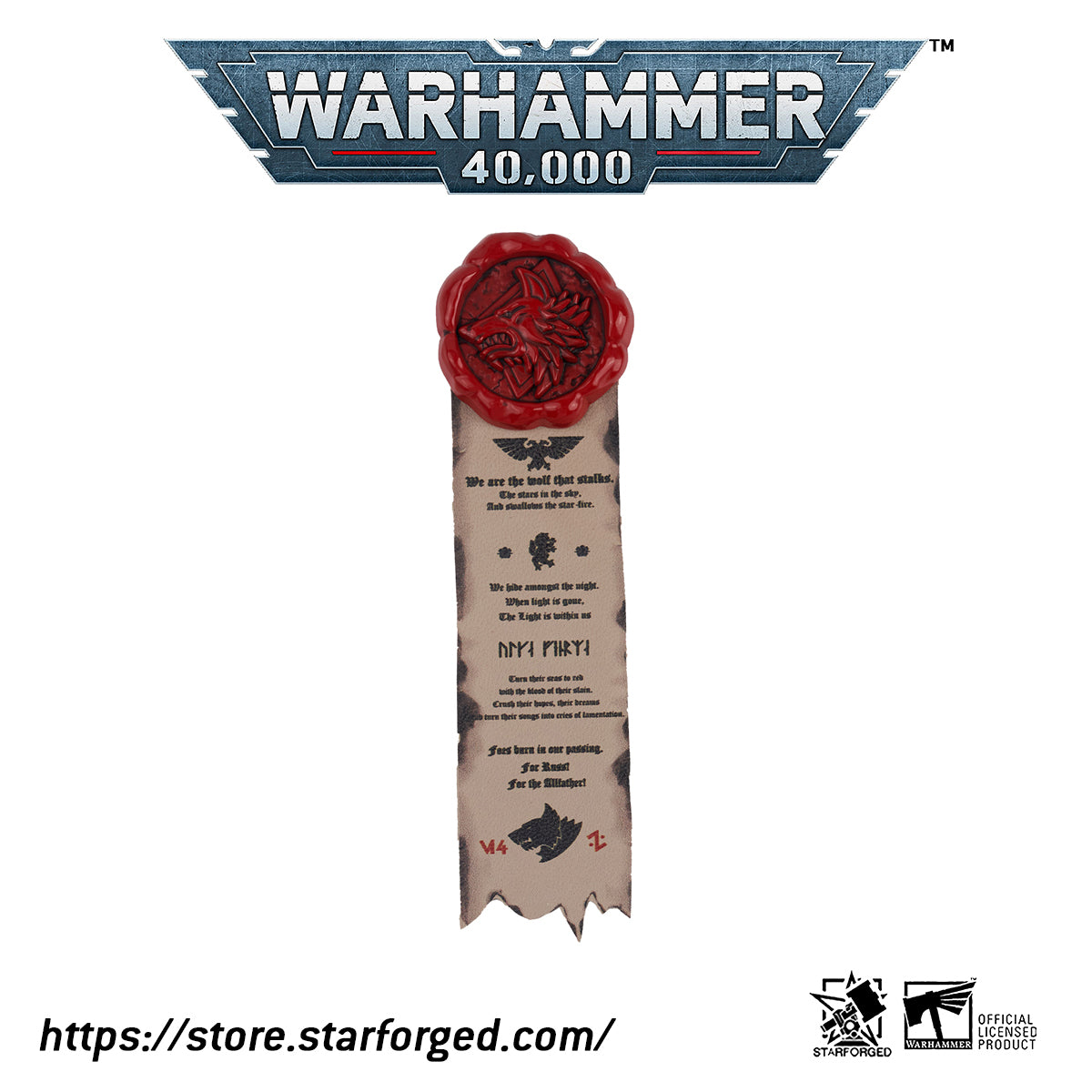 Starforged Purity Seals Warhammer 40K New 2023 Fashion Men's accessories Imperial Fist & Space Wolf Brooch